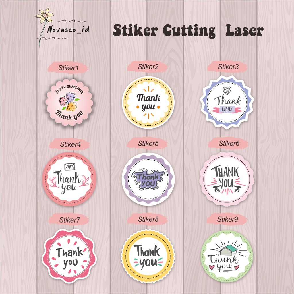 Print CUSTOM LASER CUTTING PRODUCT LABEL STICKER | Shopee Malaysia