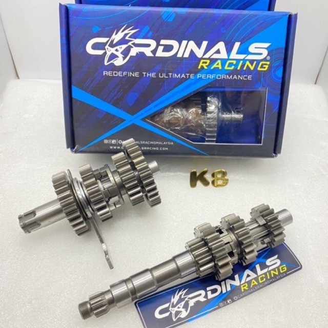 CARDINALS RACING GEAR BOX 6 SPEED & 5 SPEED Y15ZR / LC5S / FZ150i