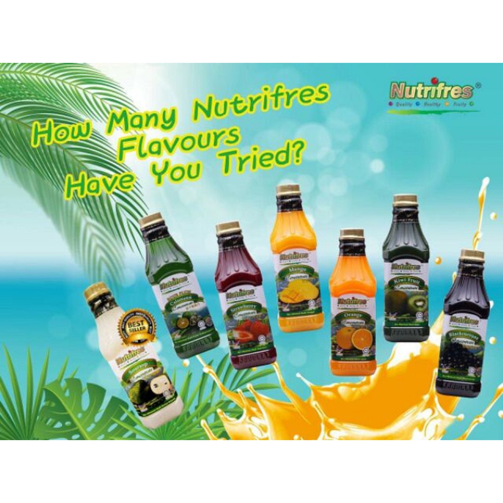 Nutrifres Concentrate Cordial 1 000g 9 Variants Shopee Malaysia