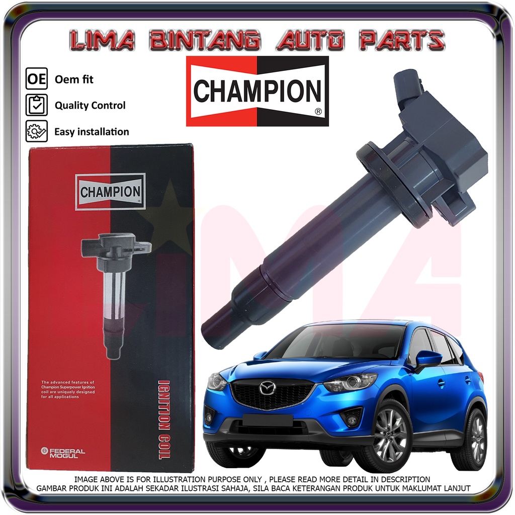 Mazda CX 5 CX5 KE Ignition Coils , Plug Coil CHAMPION *Original* ( 2.0