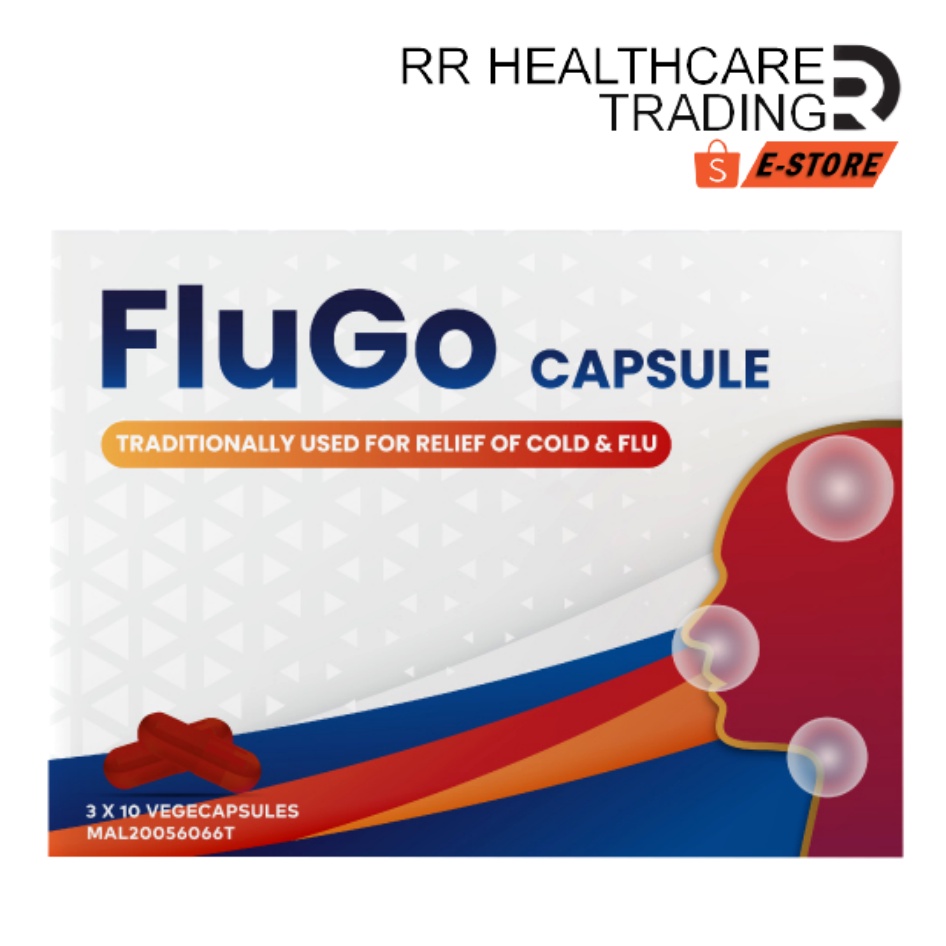 FluGo Capsules 30s (For Relief Cold & Flu) Exp 09/2025 Shopee Malaysia