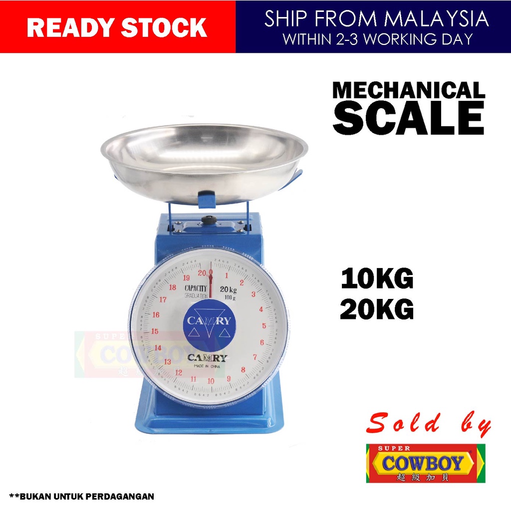 Camry Mechanical Dial Spring Scale Camry Weighing Scale 10kg 20kg 50kg ...