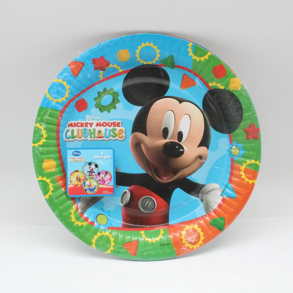 Party-4us Plates MM Clubhouse / Mickey Mouse Paper Plates / Birthday ...