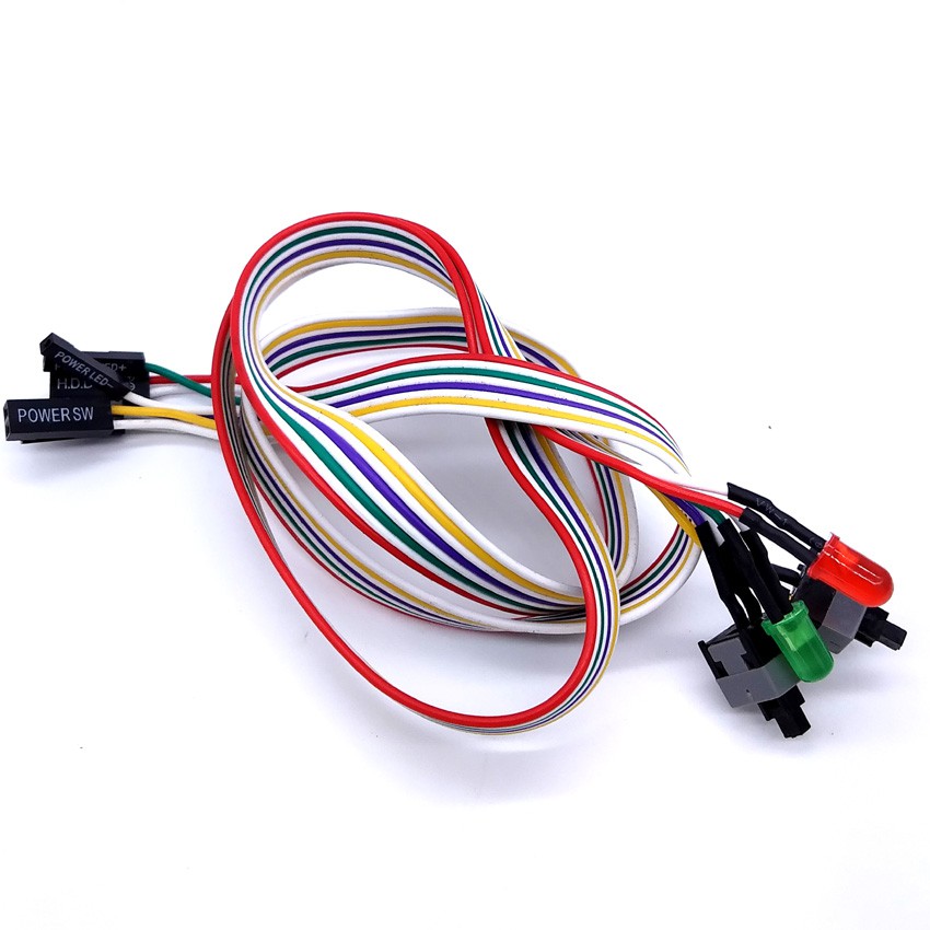 ATX PC Compute Motherboard 1x Power Cable Switch On/Off Button + 1Pcs ...