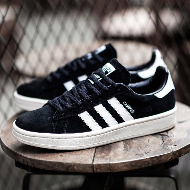 Adidas Campus Black White Original | Shopee Malaysia