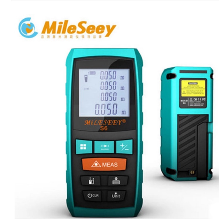 Mileseey S6 80 meter Laser Distance Meter Laser Range Finder | Shopee ...