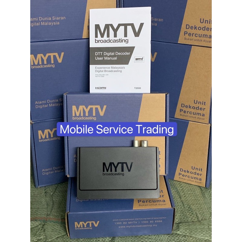 MYTV DVB T2 Digital Decoder Model T2000 MCMC APPROVED can watch YouTube ...
