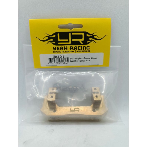 Yeah Racing Brass 117g Front Bumper & Servo Mount For Traxxas TRX4 TRX