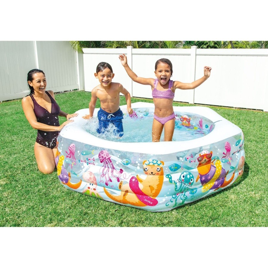 Intex 56493 Ocean Reef Pool / Spa Children's Swimming Pool 191 x 178 x ...