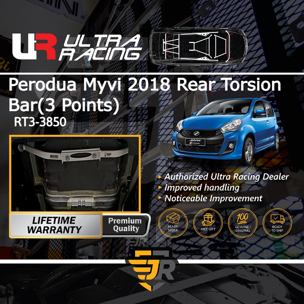 Ultra Racing Safety Bar Perodua New Myvi Baru 2018 Gen3 M800 Rear ...