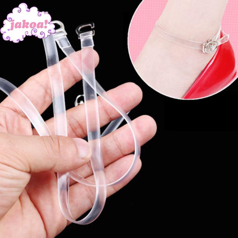 Transparent shoe clearance straps