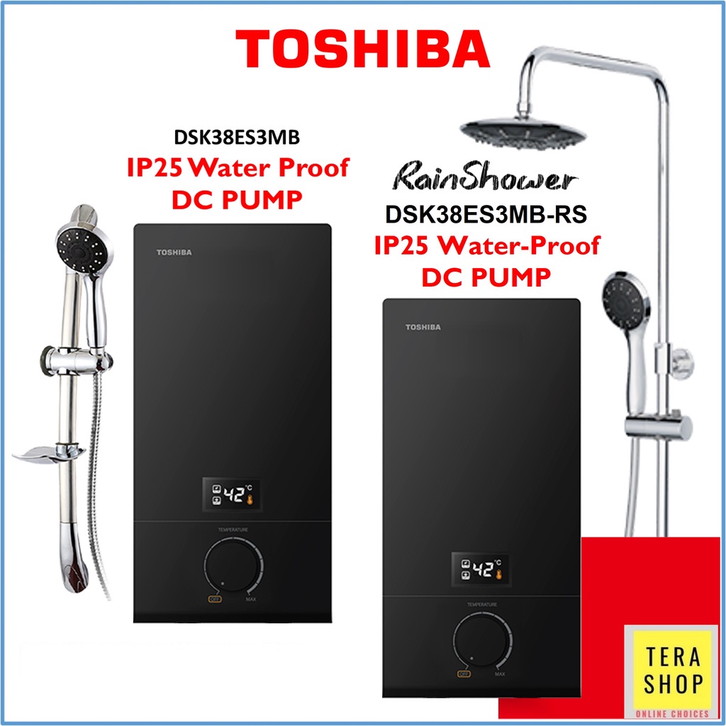 WATER HEATER Toshiba DSK38ES3MB / DSK38ES3MBRS Digital Instant Water