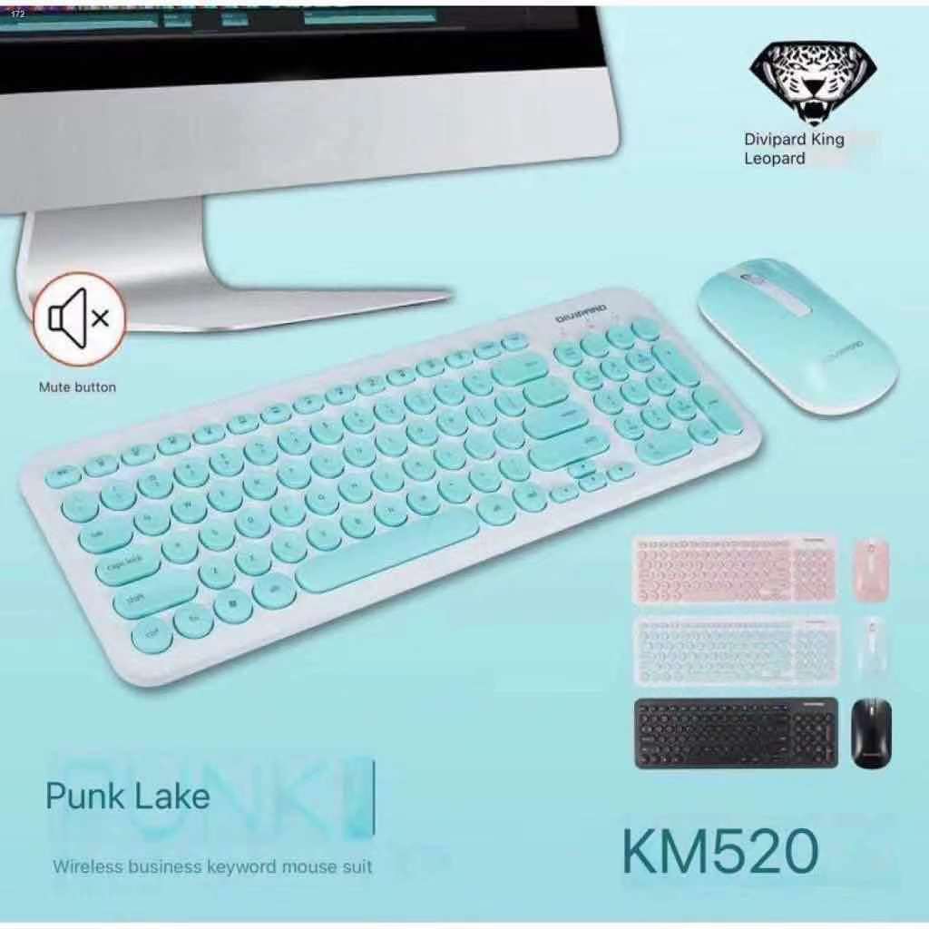 NEW KM520 Ultra-thin and quiet 2.4G wireless keyboard and mouse set for ...