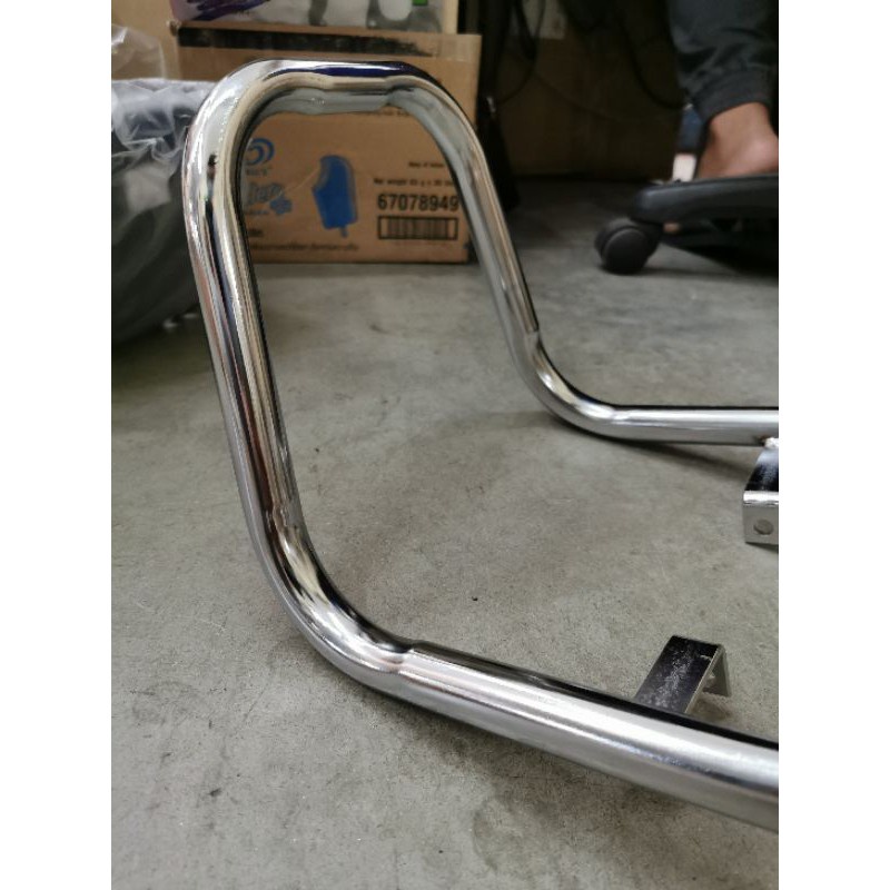 C70 SEAT BAR BIG TEBAL CHROME ACCESSORIES C70 BULAT LBAR L BAR HEAVU ...