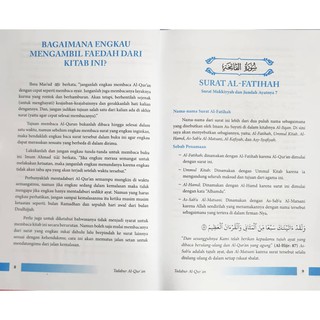 Tadabur Tadabbur Al Quran - Menyelami Makna Al Quran Dari Al Fatihah ...