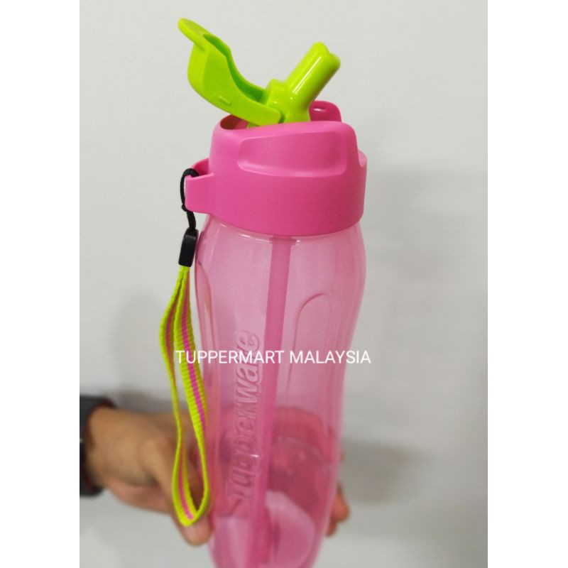 TUPPERWARE SLIM ECO BOTTLE WITH STRAW 750 ML | Shopee Malaysia