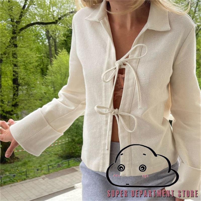 DESIGN Flared Long Sleeve Textured Top With Contrast Lettuce Hem...