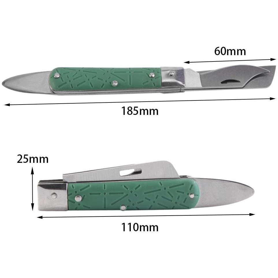 Grafting Knife Double Blades Gardening Knife Pruning Knife Folding