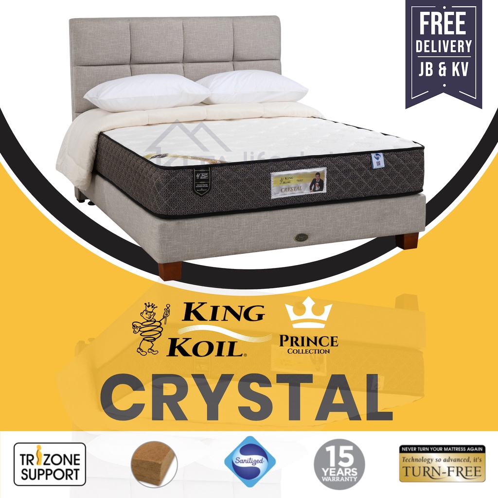 [NFS] King Koil CRYSTAL Mattress (10 inch), Tilam Size (King, Queen