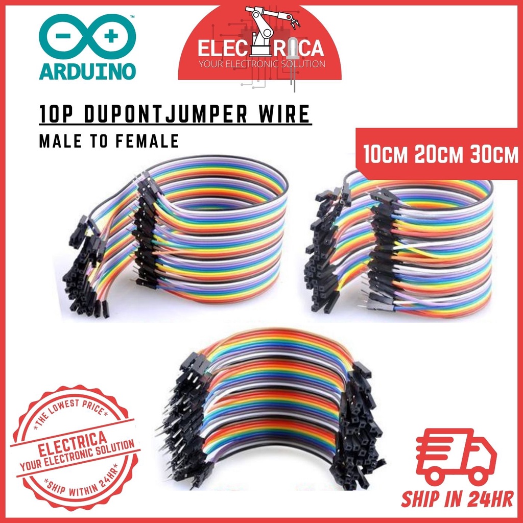 Dupont Jumper Wire Female to Male 40P Dupont Jumper Wire 10cm 20cm 30cm