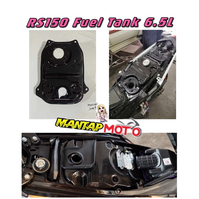 Honda RS 150 RS150 Fuel Tank Black & Blue 6.8L / 5L | Shopee Malaysia