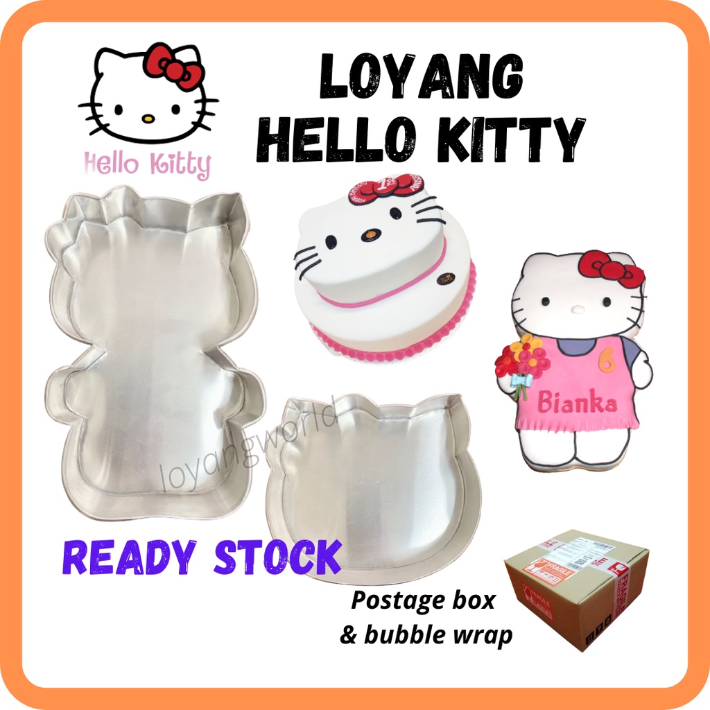 Acuan Hello Kitty Loyang Aluminium Loyang Kek Hello Kitty Hello Kitty ...