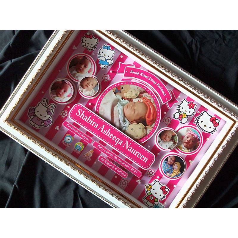 3d Baby Biodata 15R | Pop Up Biodata | Nameplate | Baby Born | Child ...