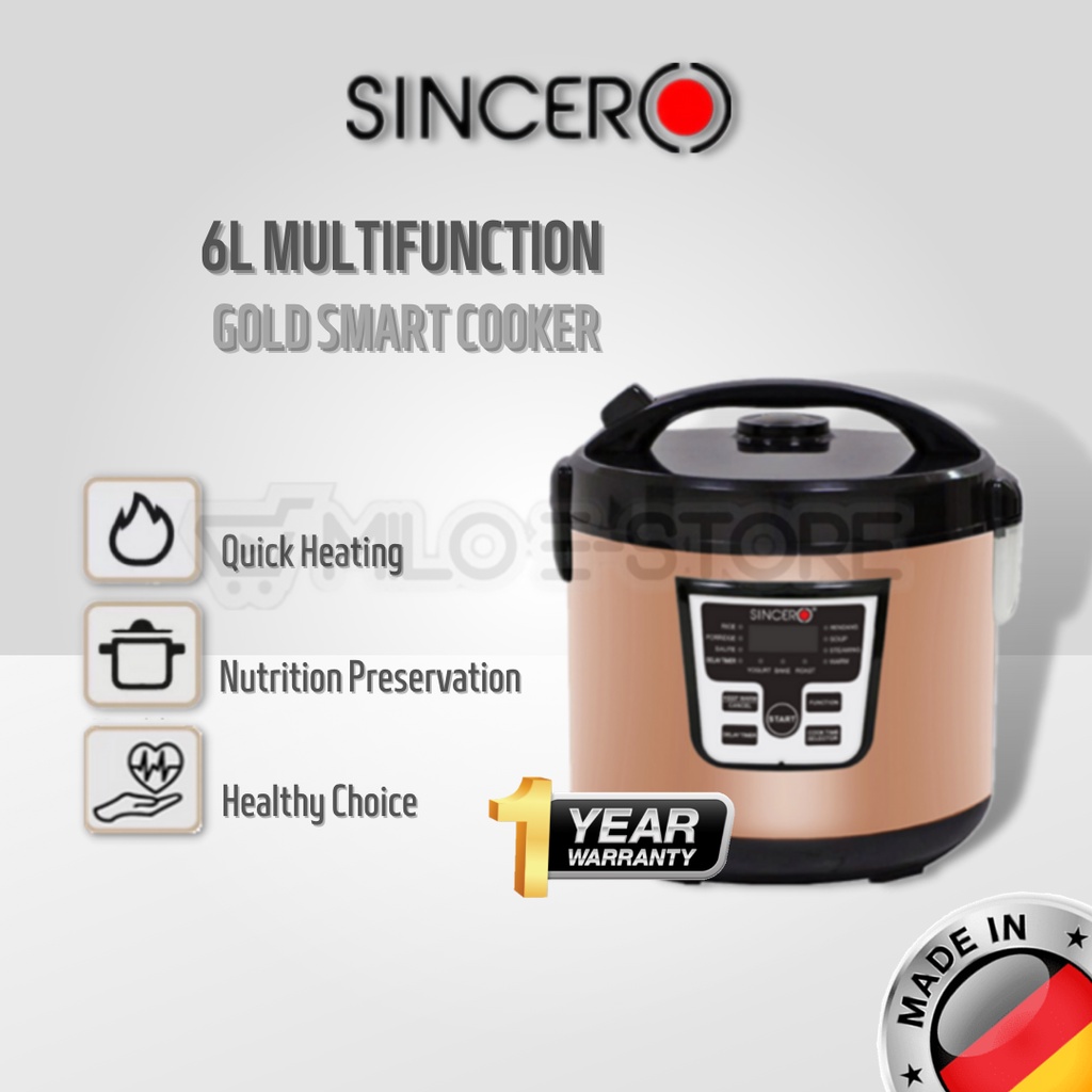 Sincero 6l pressure cooker manual new arrivals