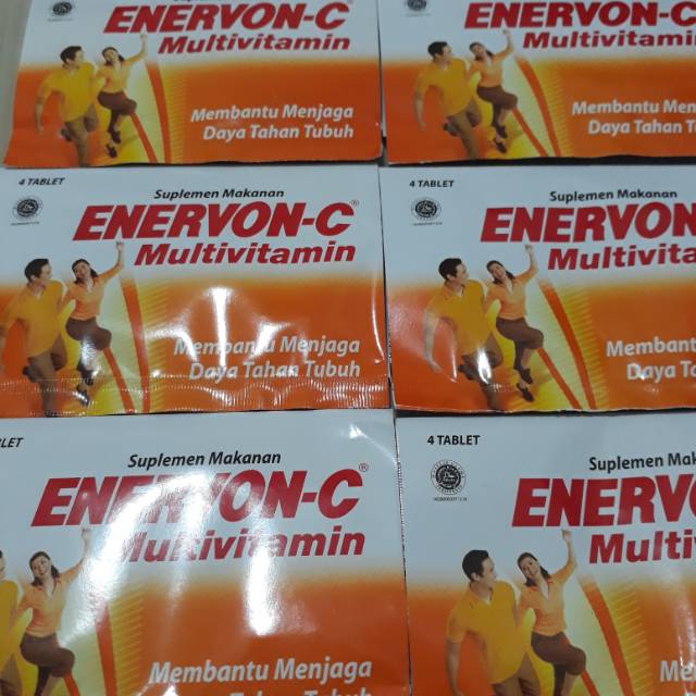 Enervon C Multivitamin Contents 4 Tablets Shopee Malaysia