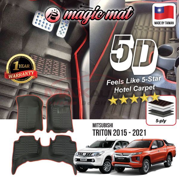 Mitsubishi triton carpet 2024 floor mats