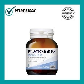 Blackmores Insolar for Skin Health Whitening 60 Tablets Expiry 02 2023 READY STOCK