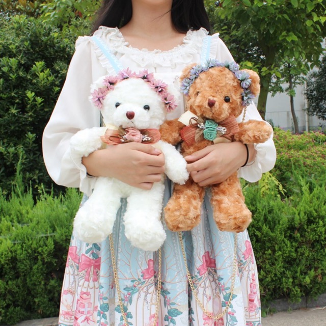 Teddy bear hot sale sling bag