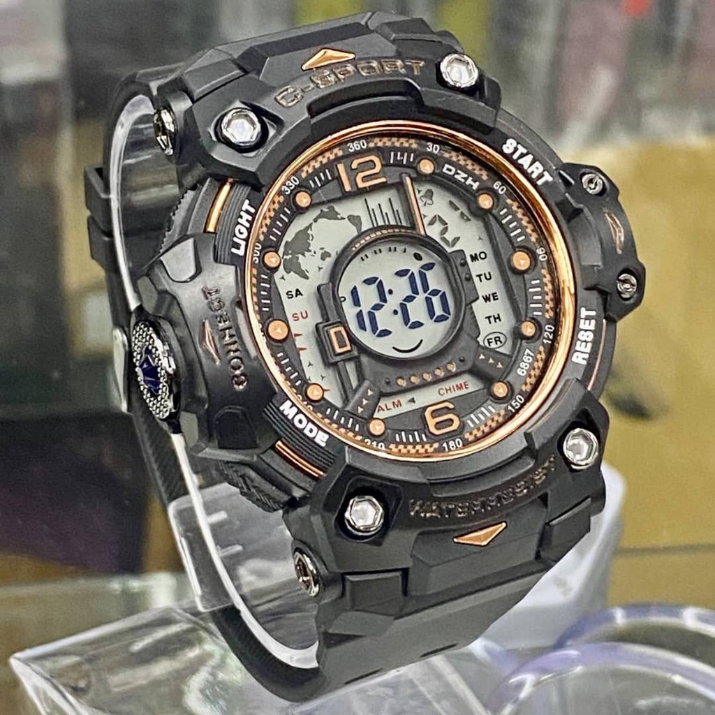 Ready Stock Lowest price 100 Sports Watch Men Luxury 100 waterproof Digital watch Shopee Malaysia