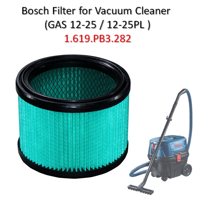 Bosch Filter For Vacuum Cleaner GAS 12-25 / GAS 12-25PL 1619PB3282 ...