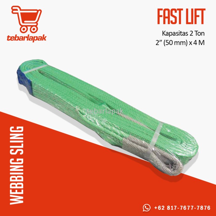 Webbing Sling 2 Tons x 4 M | Shopee Malaysia
