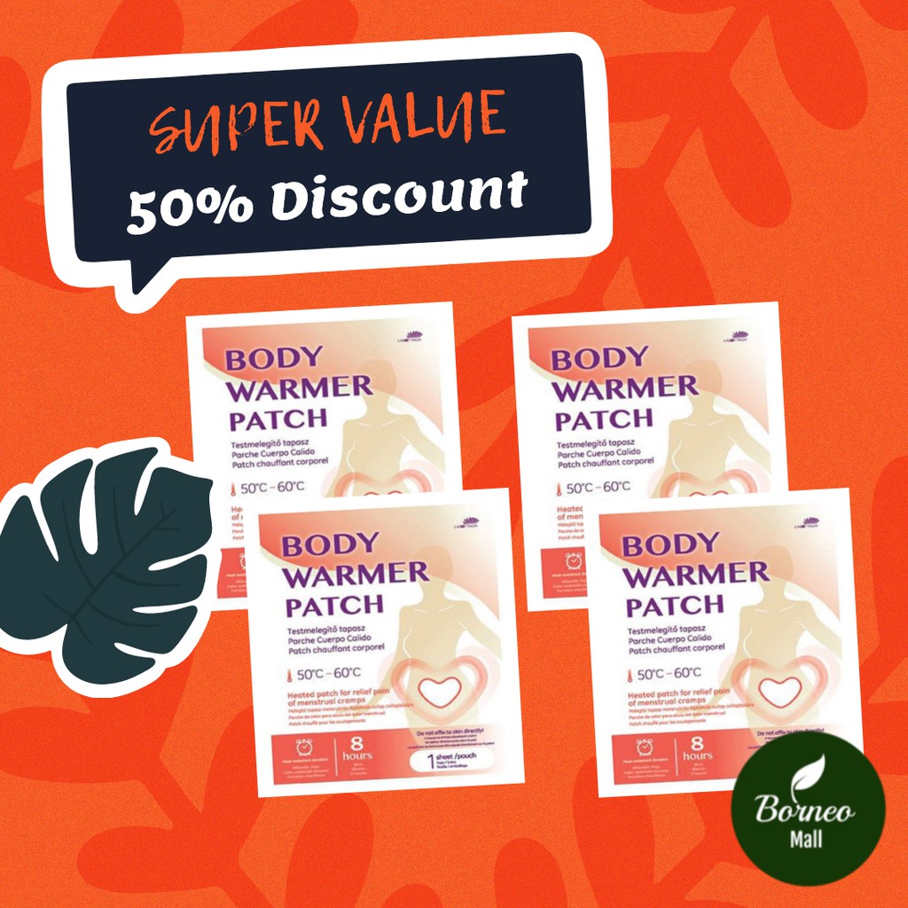🔥𝗕𝗼𝗱𝘆 𝗪𝗮𝗿𝗺𝗲𝗿 𝗣𝗮𝘁𝗰𝗵🔥 Heated Patch for Relief of Menstrual Cramps [Works ...