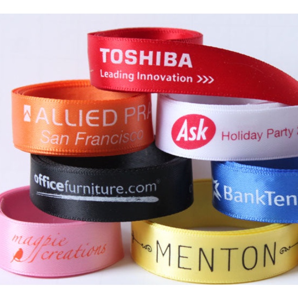 Screen Printing Ribbon Custom LOGO Ribbon Custom RIBBON Custom