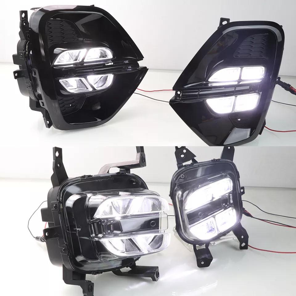 Car Flashing 2pcs LED For Kia sportage KX5 2019 2020 Daytime Running