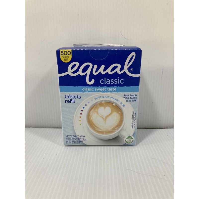 Equal Classic tables refill (500 tables) exp 31/05/25 | Shopee Malaysia