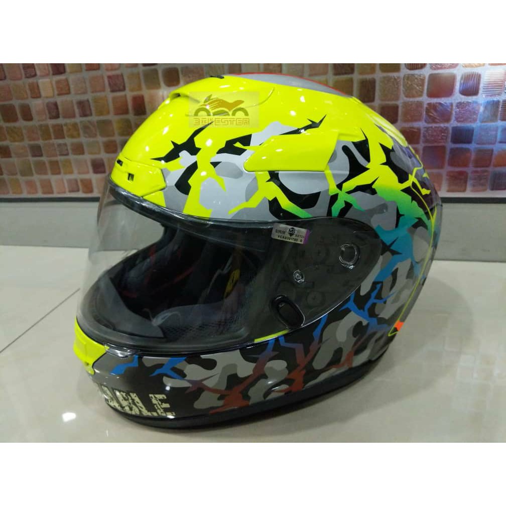 TSR convert X-12 Fullface Helmet (design) ADA SIRIM YE!! | Shopee Malaysia