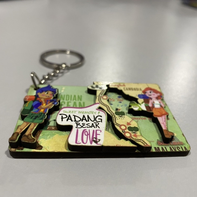 Keychain Istimewa Negeri Perlis ( Padang Besar love ) | Shopee Malaysia