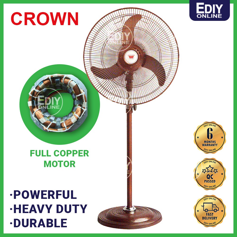 Crown 𝗛𝗲𝗮𝘃𝘆 𝗗𝘂𝘁𝘆 Industrial Stand Fan (18