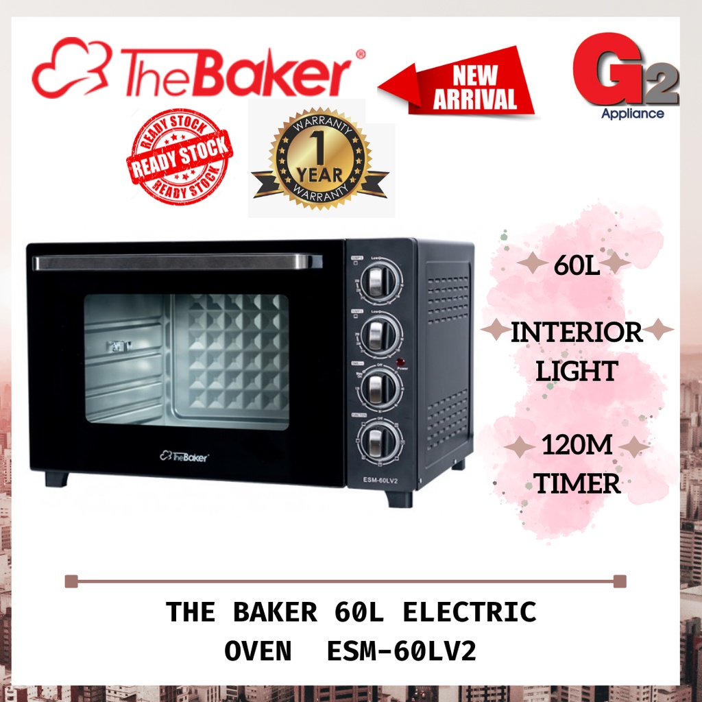 The baker on sale oven 60l