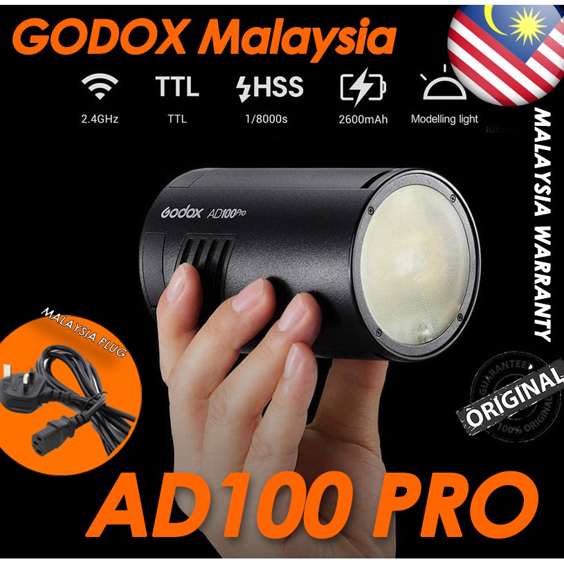 Godox Pocket Flash AD100 Pro 予備バッテリー付き ①