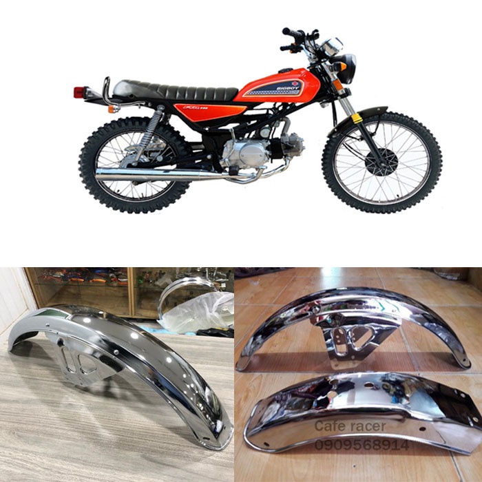 Front and rear fenders for win 100 CG125 motorbike using cafe racer ...