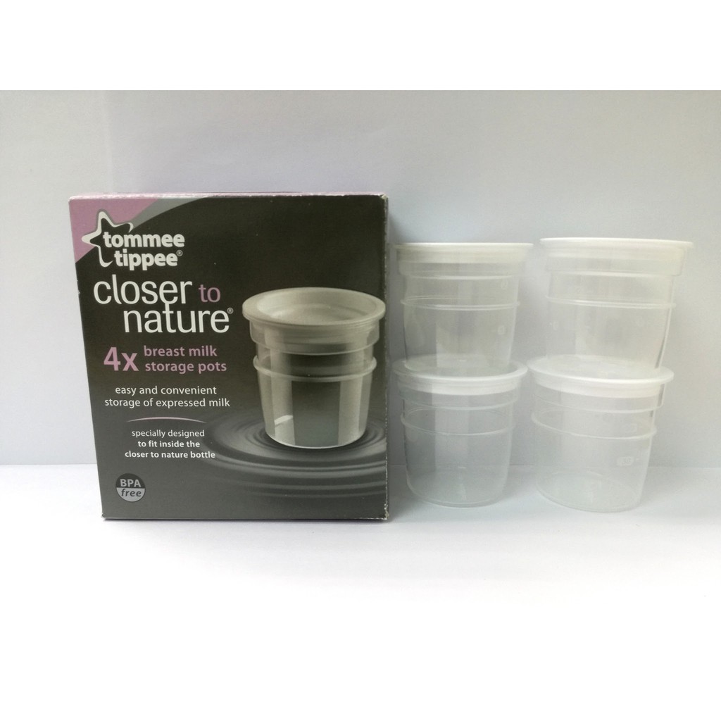 Tommee tippee breast milk best sale storage pots