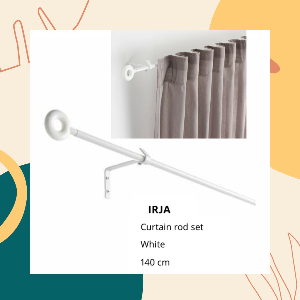 IKEA IRJA CURTAIN ROD ROD LANGSIR BOLEH POTONG (panjang 140cm