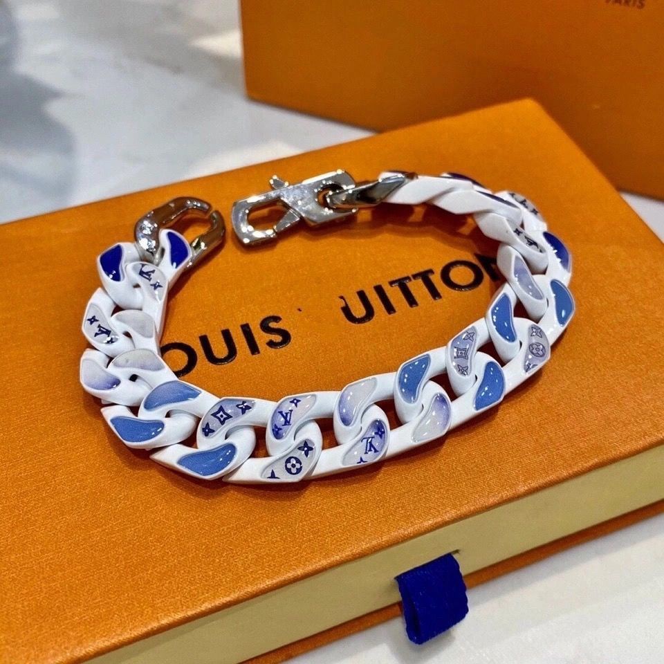 monogram clouds bracelet