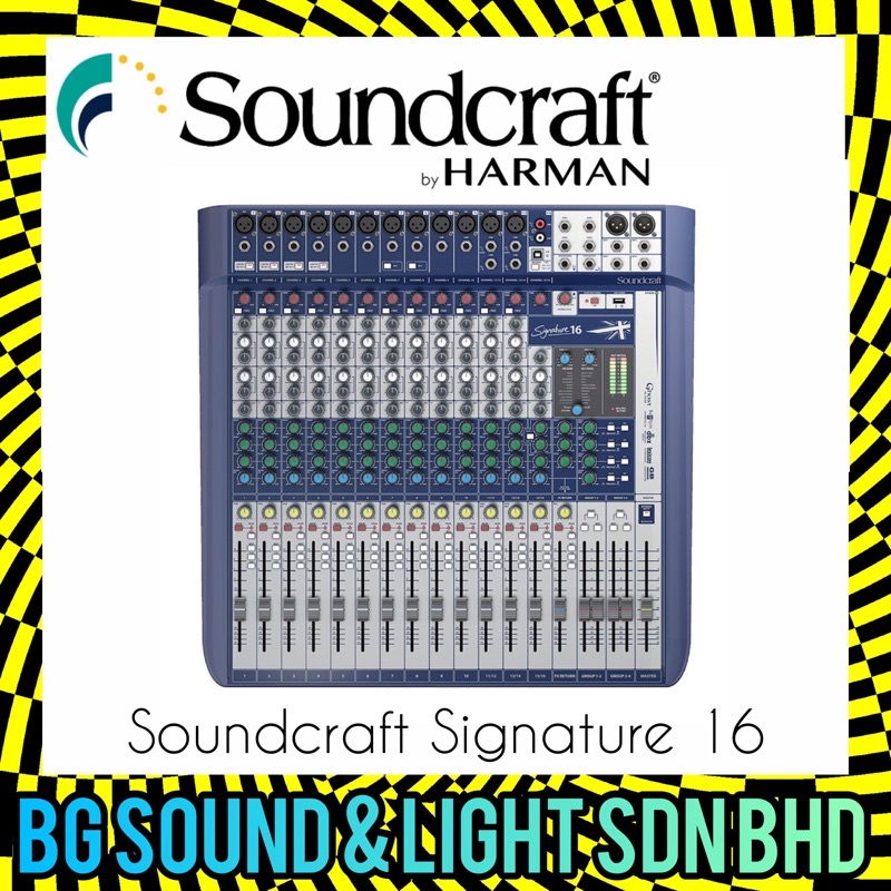 Soundcraft Signature16 Compact analogue mixing - your Signature sound ...