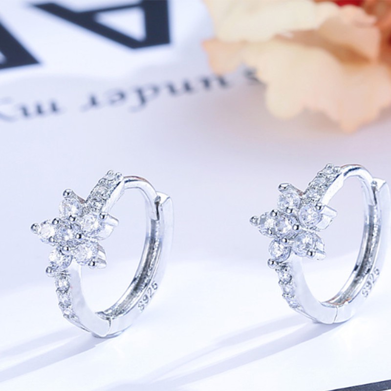 20 styles 925 Sterling Silver Earrings Women's earrings with diamonds ...